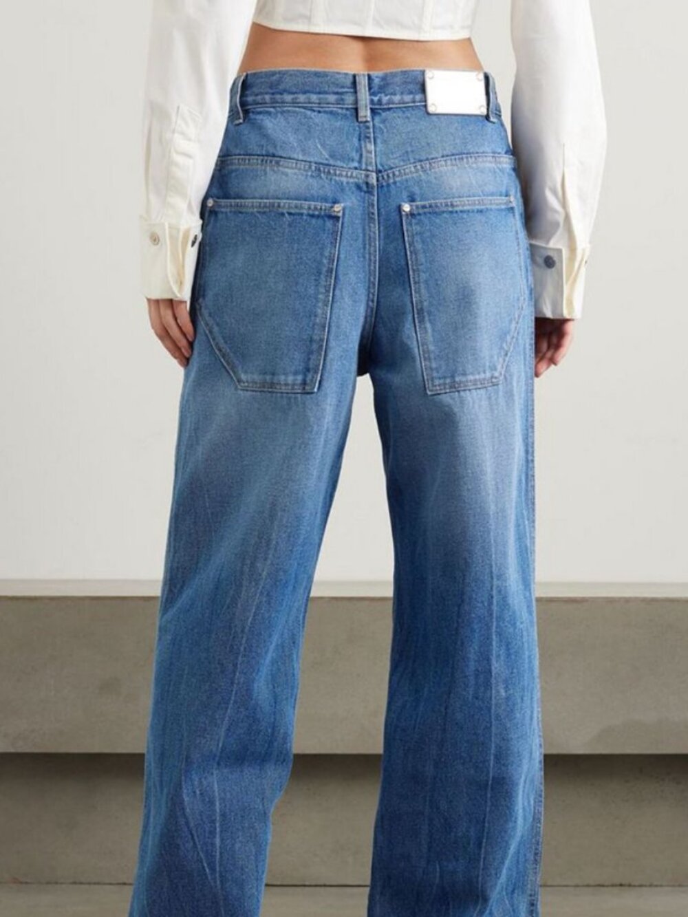 Dion Lee Paneled Boyfriend Jeans size 31